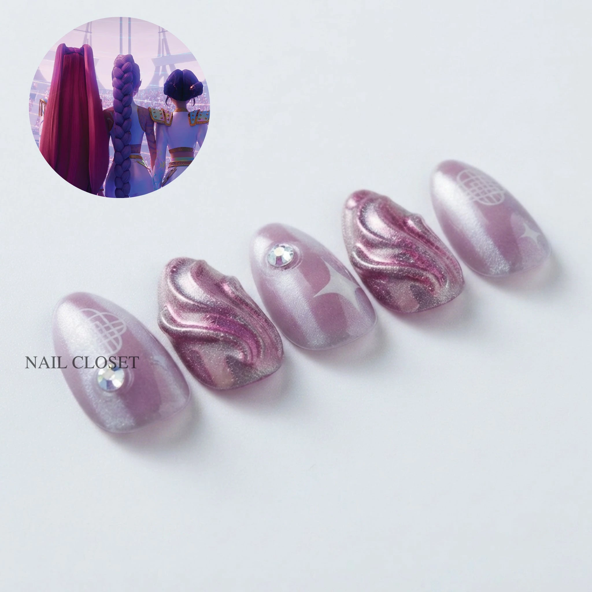 ohora x KPop Demon Hunters Crystal Aura [Medium Oval] detail