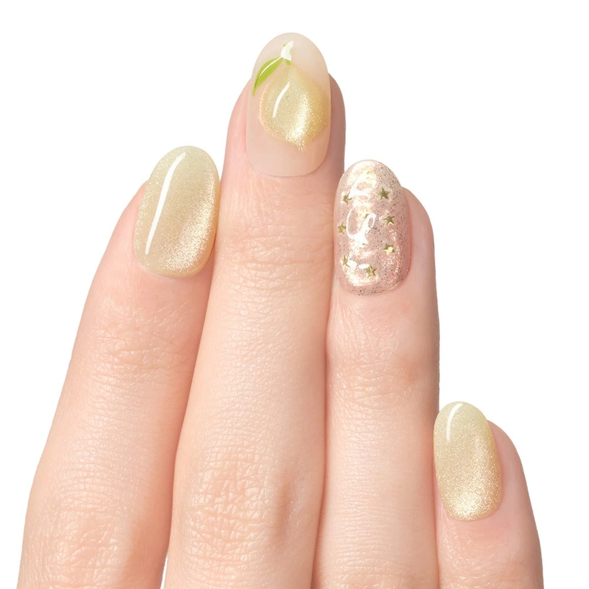 Dashing Diva Lemon Sparkle [Medium Oval] detail
