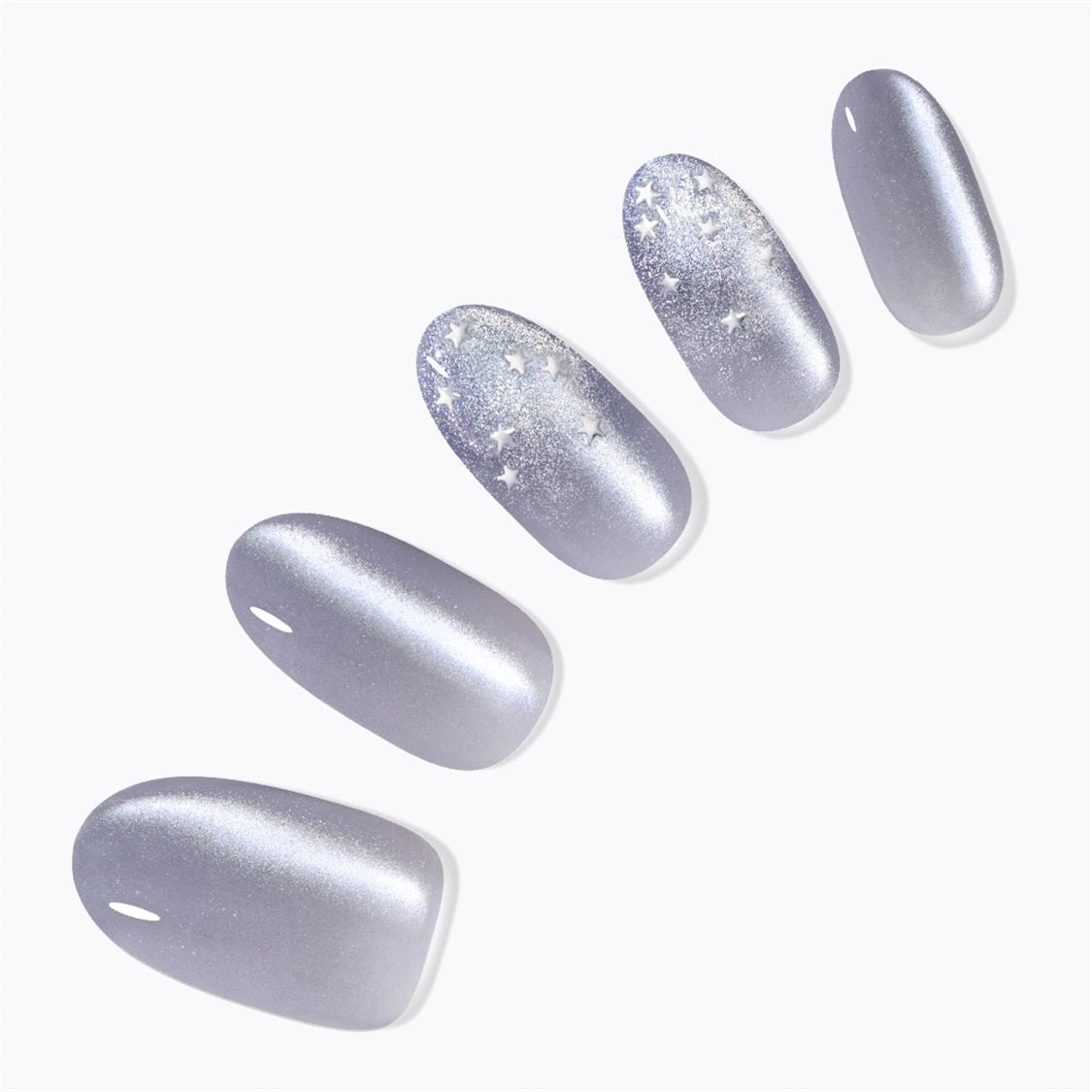 Dashing Diva Stellar Blue [Short Almond]