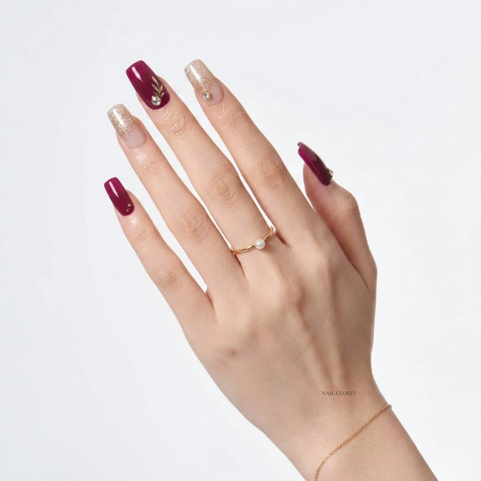 ohora Burgundy Red Elegance detail