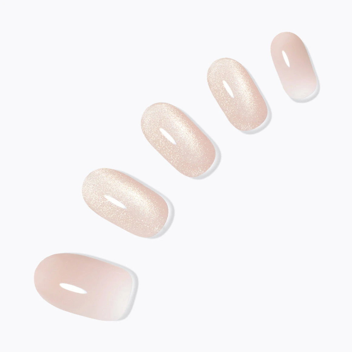 Dashing Diva Gleaming Cream Nail [Long Oval] detail