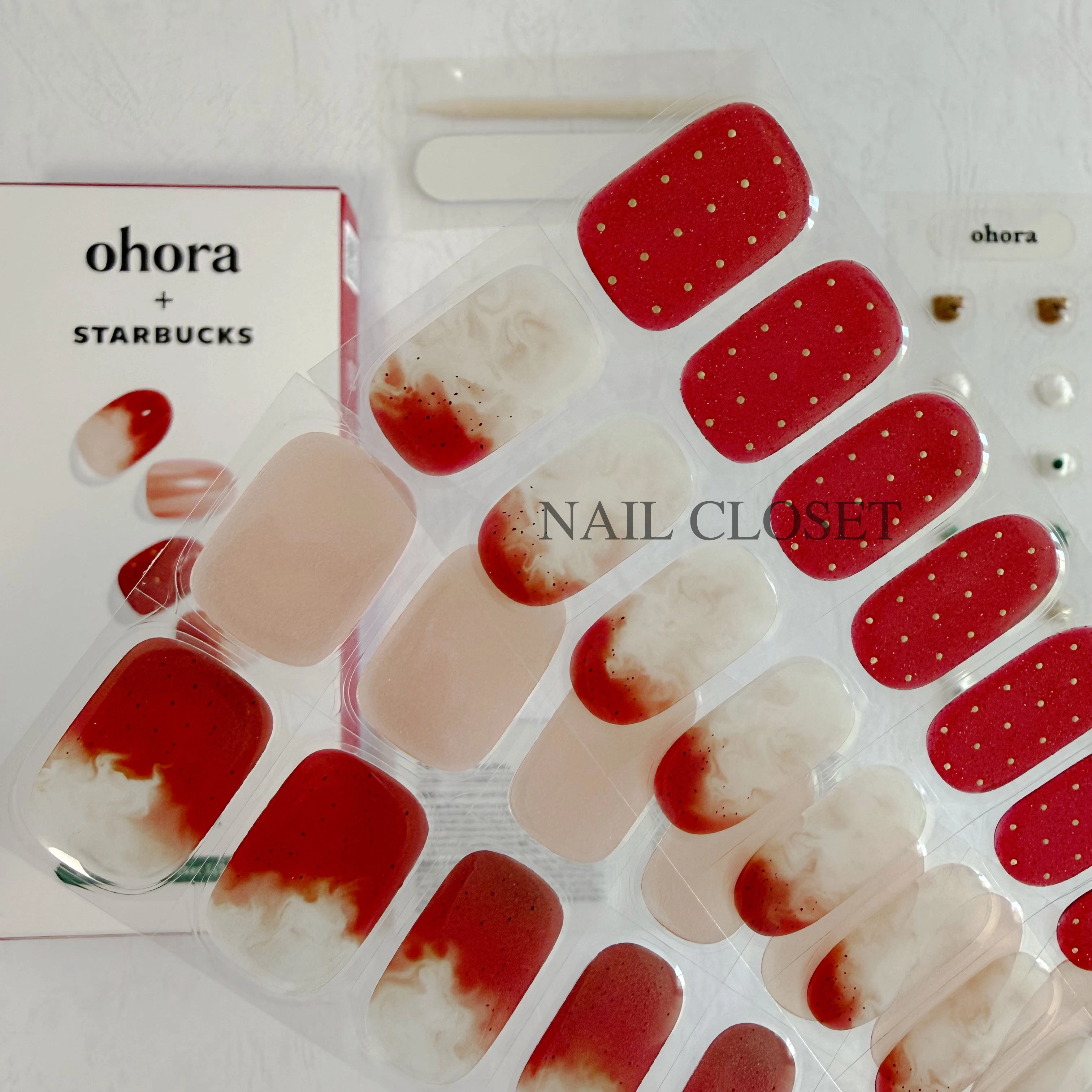 ohora Strawberry Milk / Double Tall Latte / Starbucks Green detail