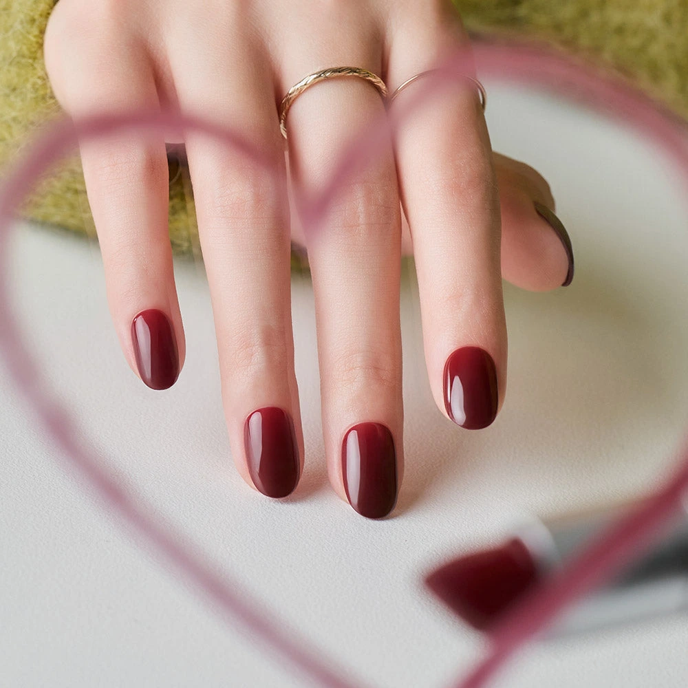 Dashing Diva Elegant Wine Burgundy [Oval]