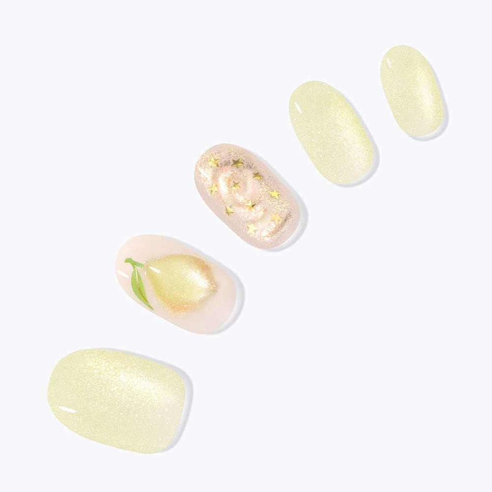 Dashing Diva Lemon Sparkle [Medium Oval]