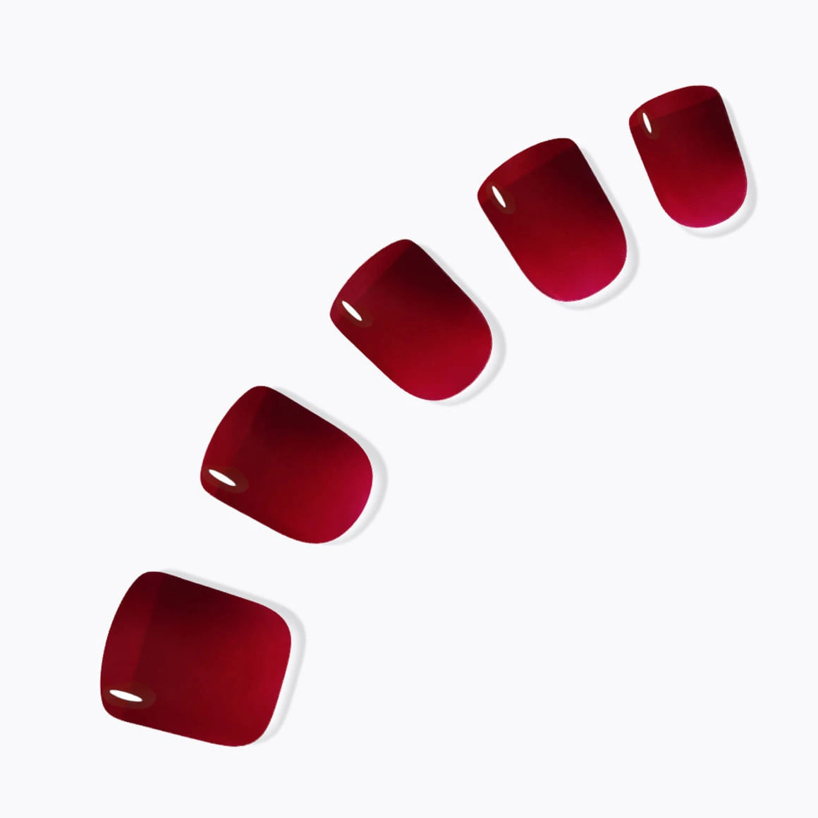 Dashing Diva Burgundy Nail [Short Square] detail
