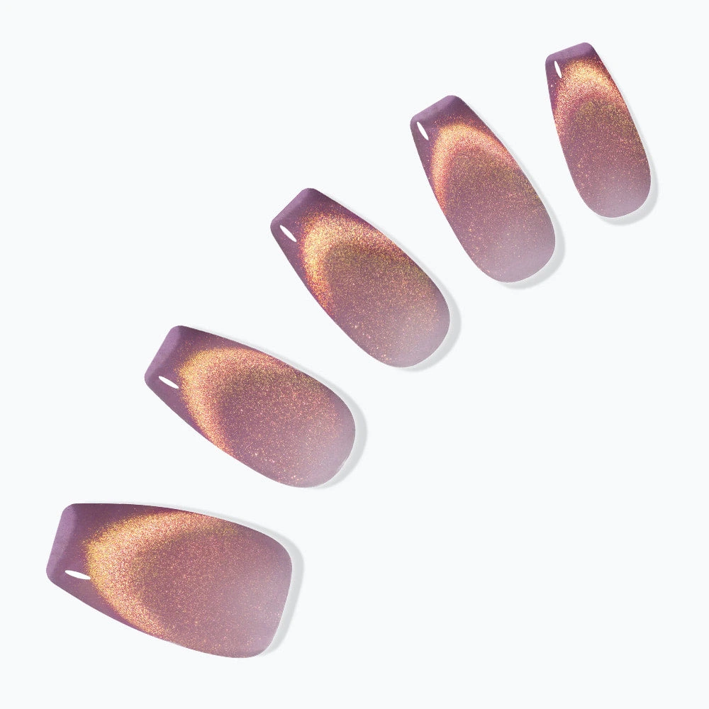 Dashing Diva Luxury Gradient Lavender Handmade Armor [Coffin] detail