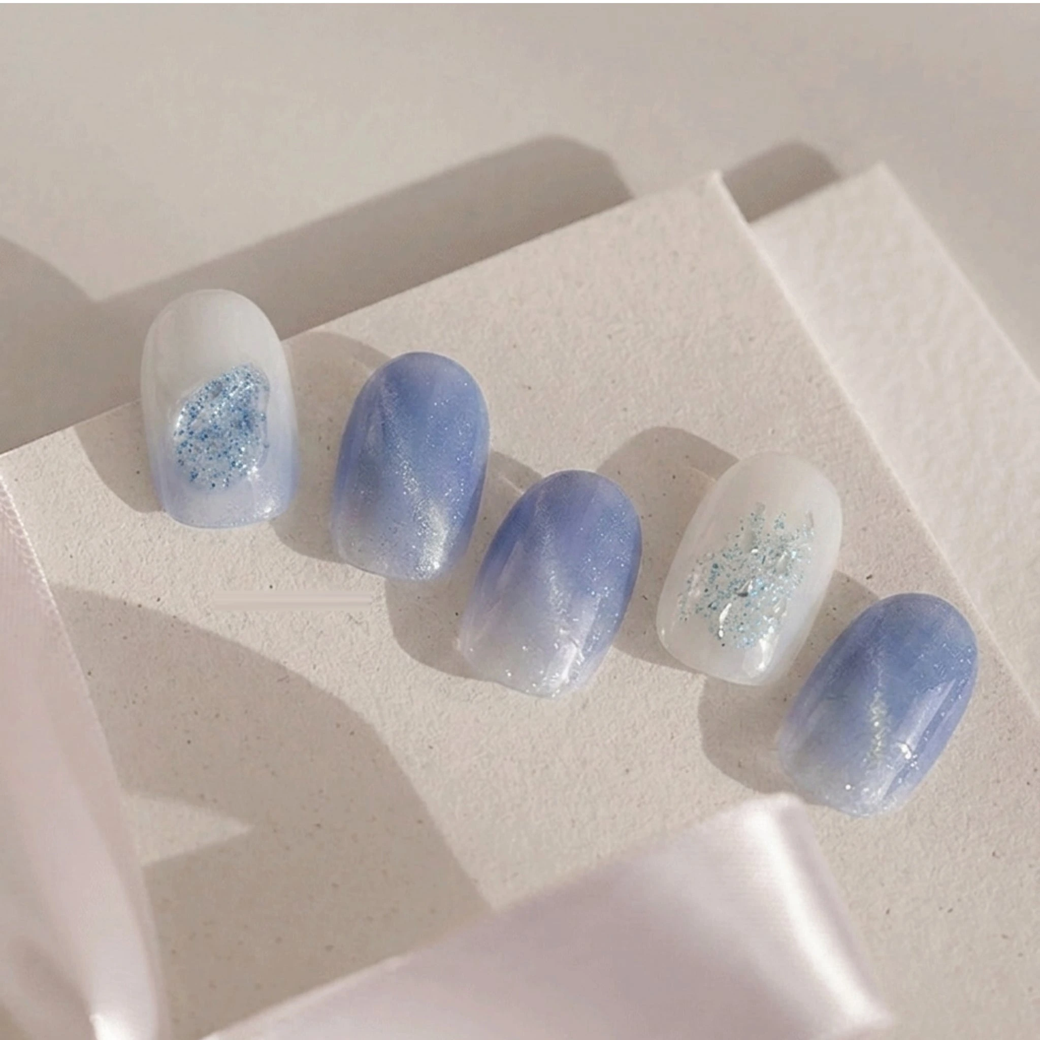 ohora N Shizuku Blue detail