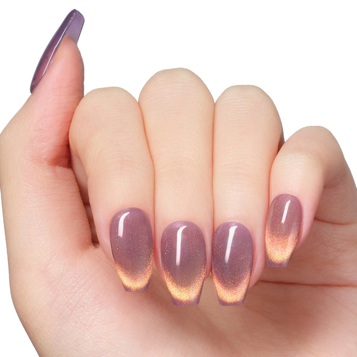 Dashing Diva Luxury Gradient Lavender Handmade Armor [Coffin]