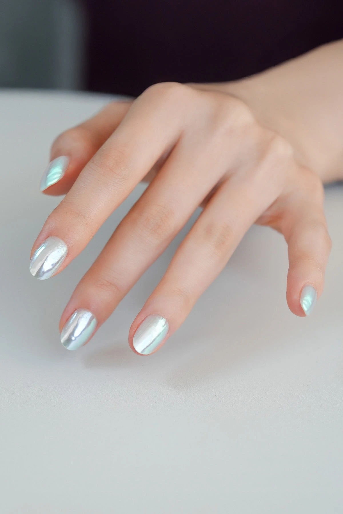 Gelato Factory Chrome Jelly Pen - Icy Blue detail