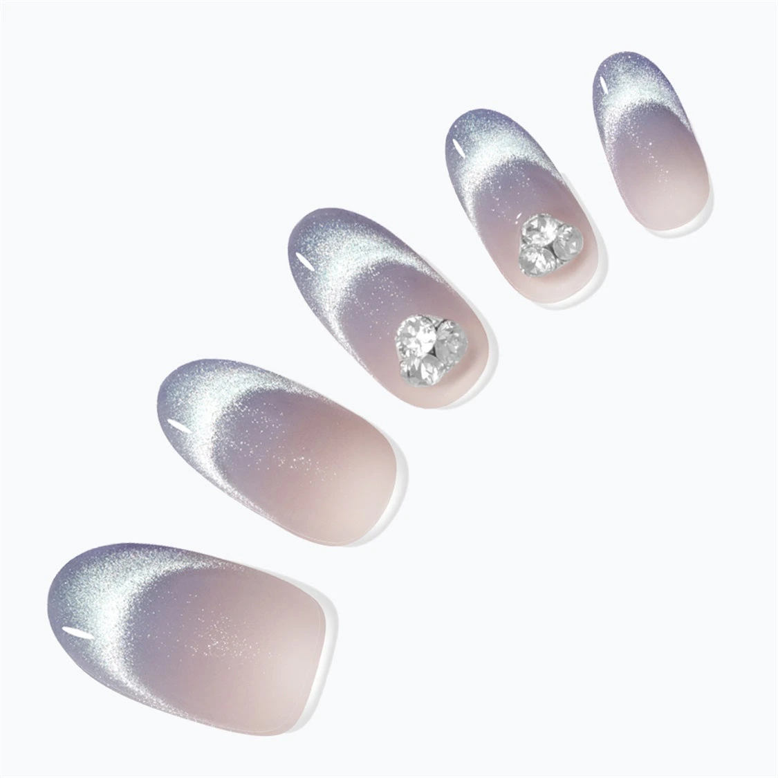 Dashing Diva Shadow Blue [Short Almond]
