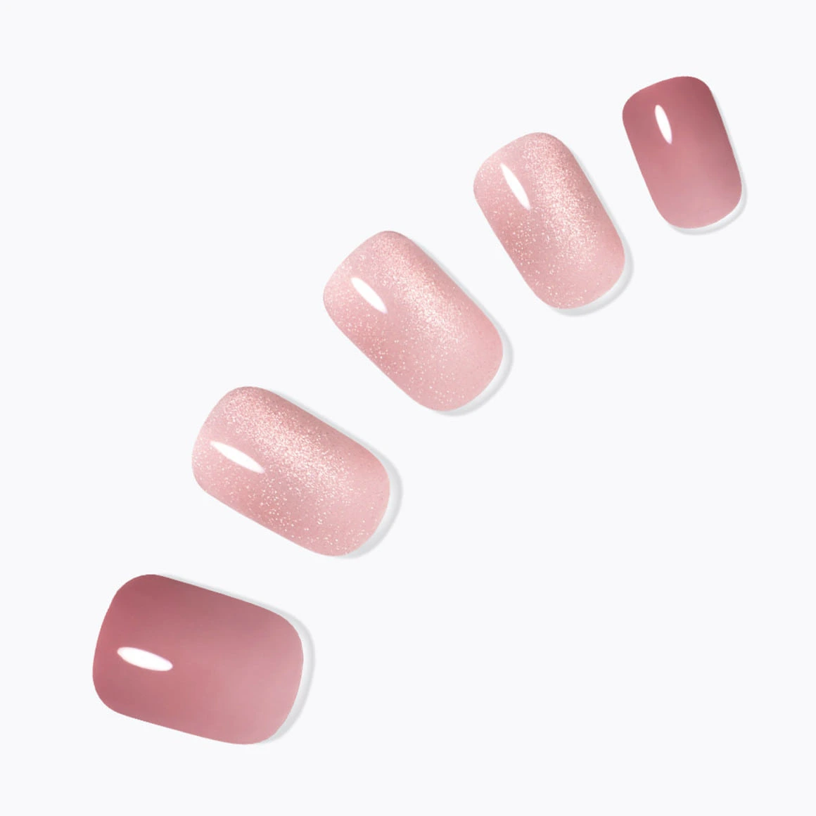 Dashing Diva Gleaming Rose Nail [Short Round]
