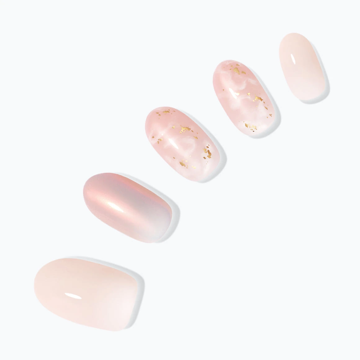 Dashing Diva Marble Mirror Nail [Short Oval]