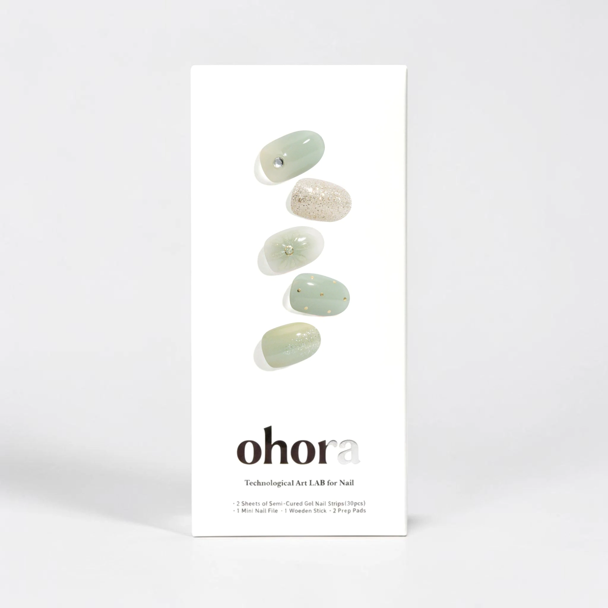 ohora Sage Green & 3D Flower Gel